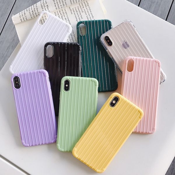 

для iphone 11 pro max xr xs max x 6s-8 плюс ультра тонких глянцевый дешевых конфеты цвета телефон case