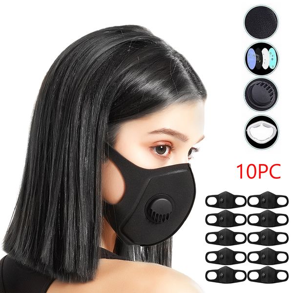 

запас 10x coslony унисекс губка пылезащитный pm2. 5 загрязнение половина лица рот маска с дыханием широкие ремни моющиеся многоразовые муфел