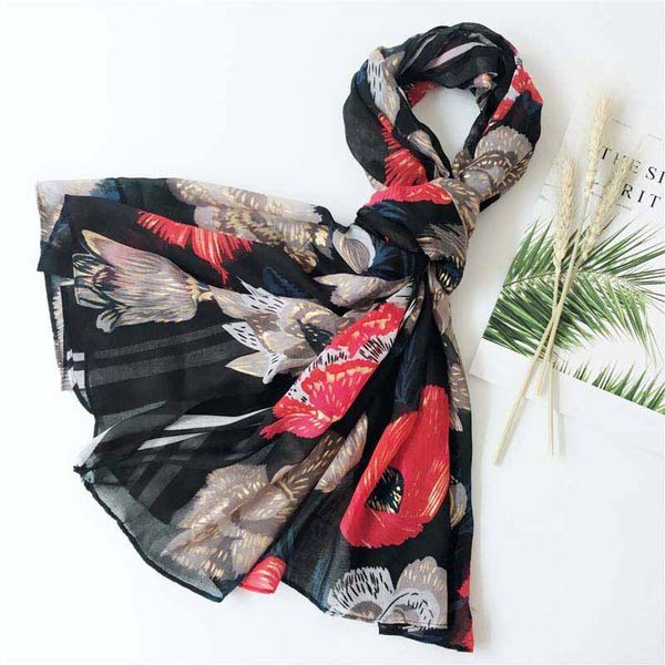 

2020 fashionwinter scarf print thin shawls warm brushed knit neck gift women fashion merry christmas printed scarf shawl #30, Blue;gray