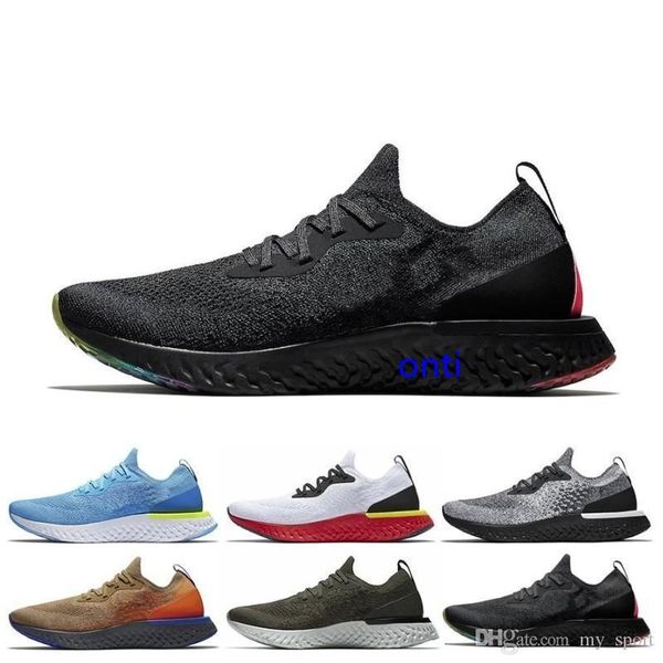 

discounts art of champion copper flash epic react running shoes trainers men racing runner personality trainer comfort sports sneakers, Black