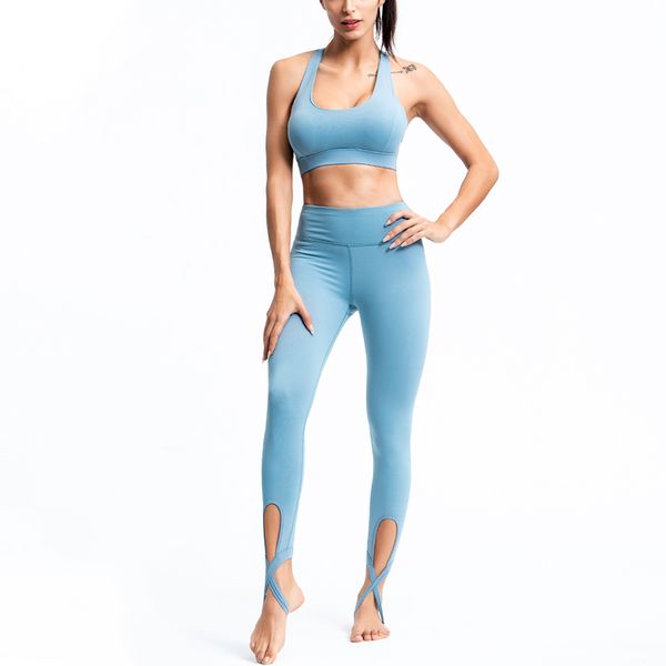 

woman sportwear yoga set seamless gym set crop bra pad elastic high waist yoga pant outfit fitness gym clothing, White;red