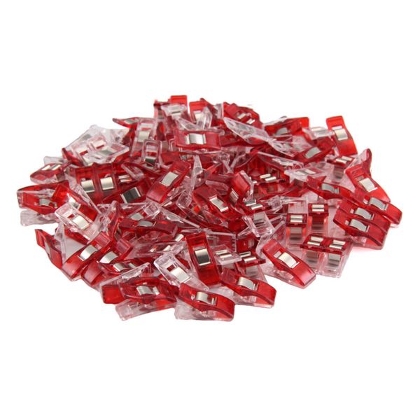 

50 / 100шт пластиковые чудо края клипы для ткани лоскутное ремесло шитье крючком новый, Black