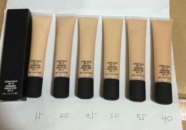 

2019 makeup professional makeup studio foundation scu foundation long-lasting natural foundation fond de teint 40ml