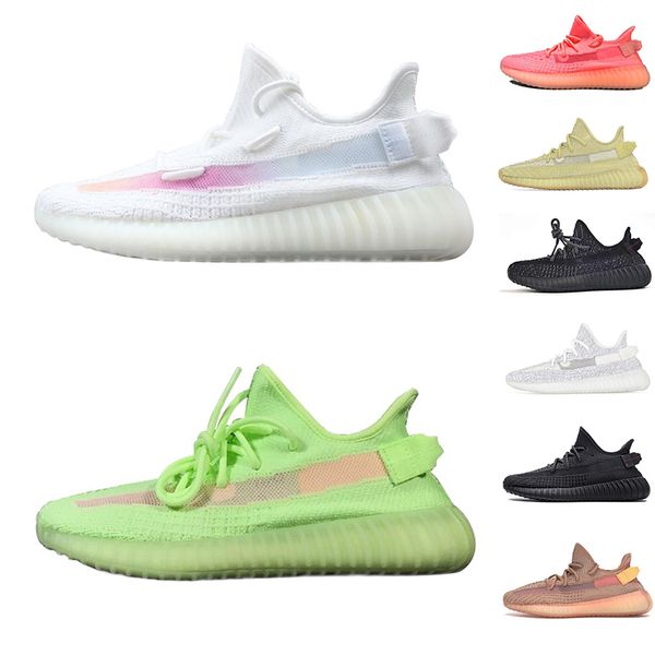 

2019 new tatic kanye we t running hoe pink zebra black bred emi frozen yellow men women de igner neaker trainer port hoe 36 48