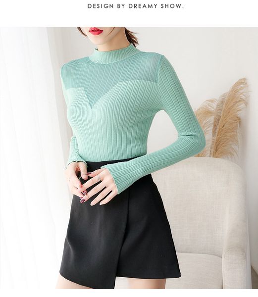 

ws11281 fashion women's sweaters 2019 runway european design party style women's clothing, White;black