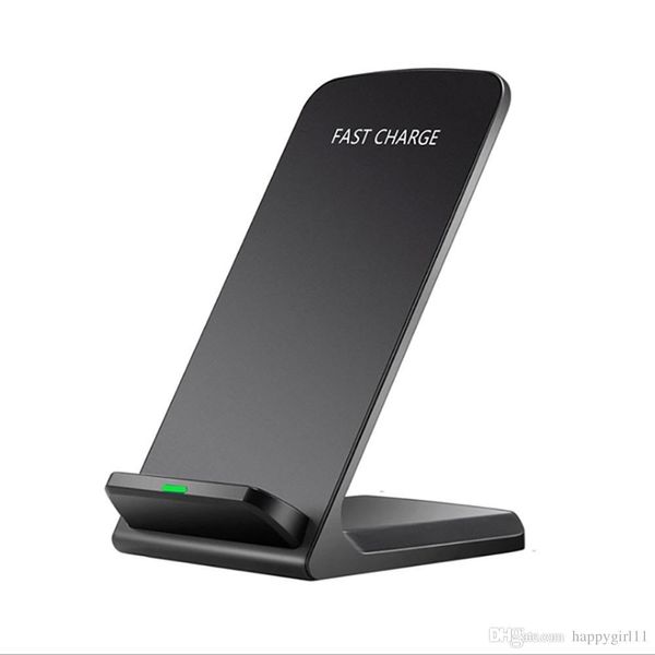 

factory price qi stander wireless charger fast wireless smart mobile phone charger for iphone x/8p/8 samsung s9/s8/s7 e385