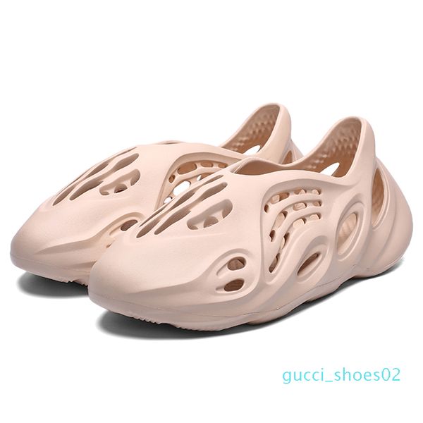 

отверстие обувь мужчины wowen тапочки лето 2020 новый стиль птичье гнездо сандалии пара носить пляжную обувь g02, Black