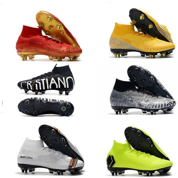

mercurial superfly vi 360 elite fg kj 6 xii 12 cr7 ronaldo neymar njr mens women boys high ankle soccer shoes football boots cleats