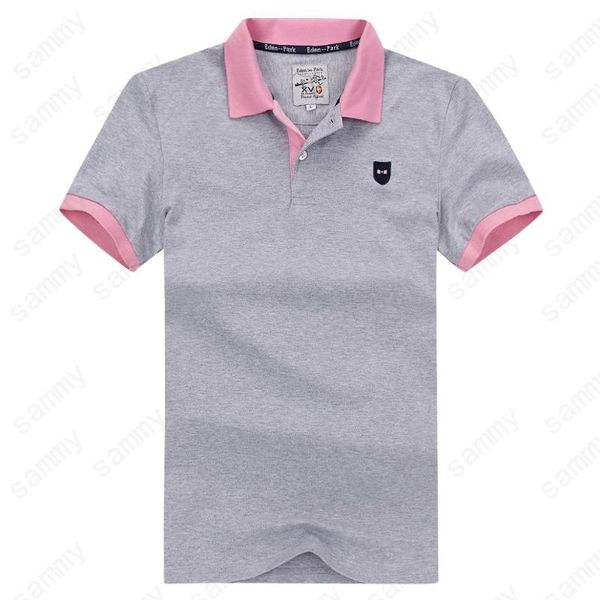 

new summer business casual eden park homme short sleeve men strech cotton breathable sweat absorption big size 3xl, White;black