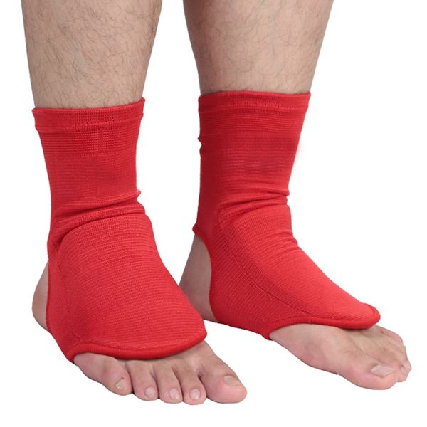 

instep guard portable breathable foot ankle protective pad sleeve protector for boxing sanda taekwondo, Blue;black