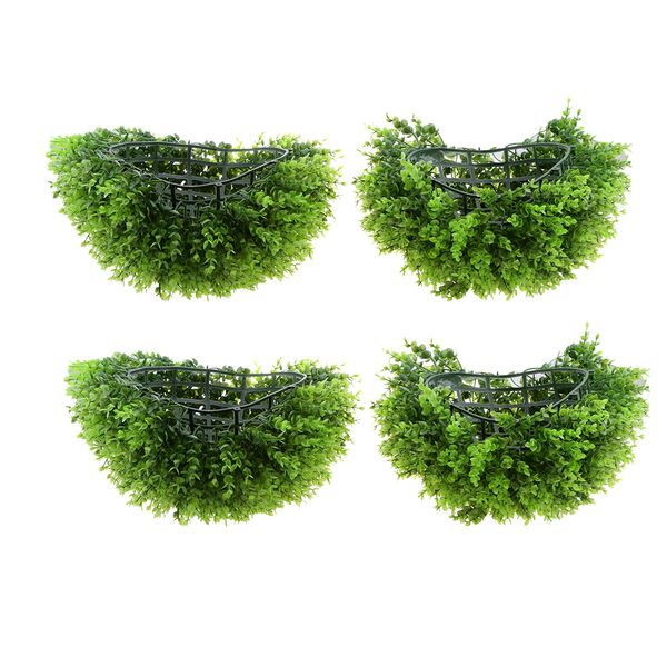 

2 set green artificial ary ball garden grass ball