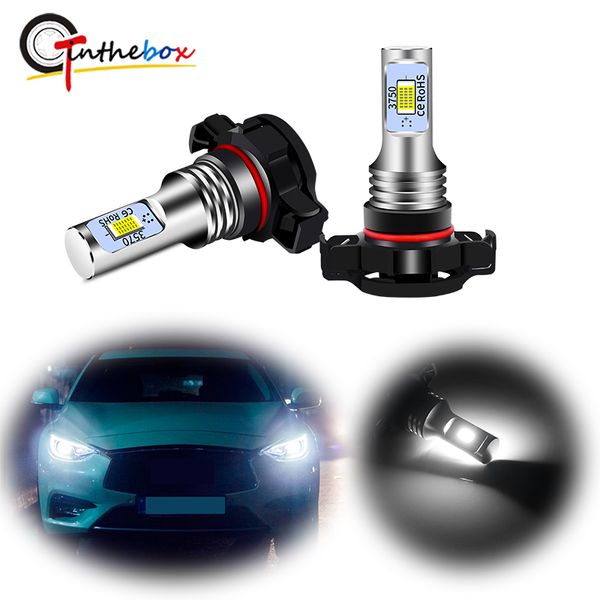 

gtinthebox canbus white 3000k golden ice blue h16 5202 ps19w cob chipset led bulbs for 08-13 a3 8p daytime running lights