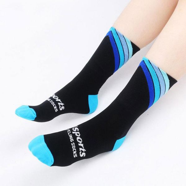 

outdoor sport professional socks cycling running breathable anti-odor fitness socks, Black