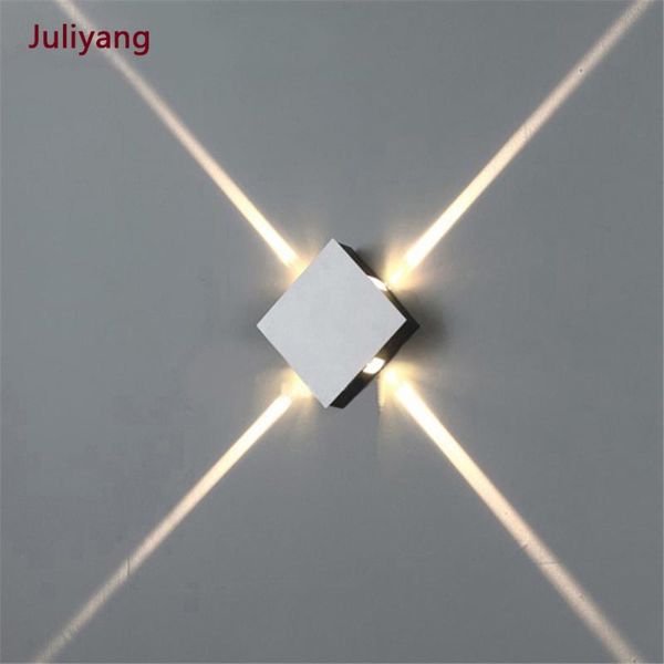 

led wall lamp bedside lamp bedroom living room wall modern simple creative corridor l cross star light ac85-265v