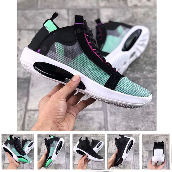 

ar3240-001 xxxiv 34 eclipse blue void green white black red mens basketball shoes 34s men's sports sneakers size7-12