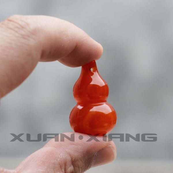 

lockets drop female agate pendants red chalcedony gourd pendant necklaces gift for women fine jewelry diy accessories, Silver