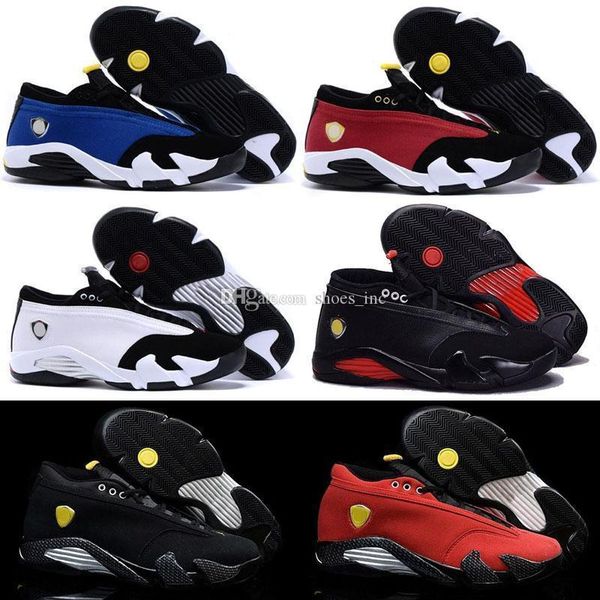 

xiv 14 oxidized green indiglo thunder playoffs black toe red suede 14s men basketball shoes sneaker last ssport shoes