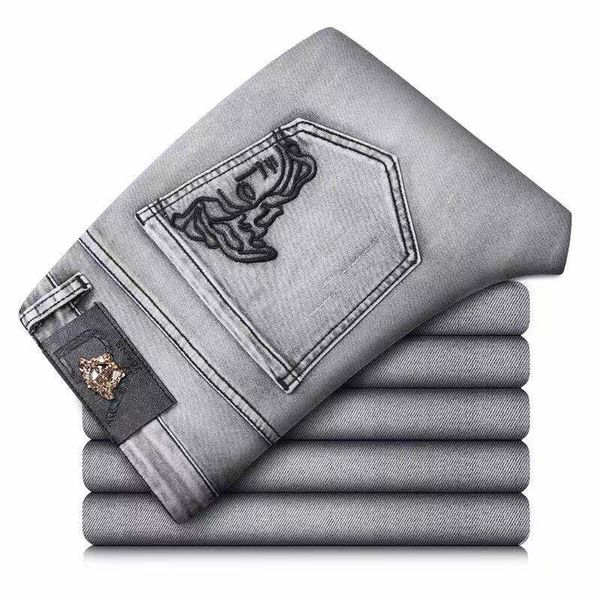 

2020 новй мђжкой дизайнеѬ джин дизайнеѬ дизайн лђайне пѬме бѬки мђжкие, Blue