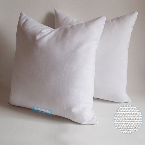 

100pcs 18x18 Inches 8 Oz Canvas Pillow Case Plain Raw Cotton Blank Pillow Cover For Hand Drawing/Embroidery/Printed Blank Cushion Cover