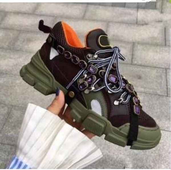 

2018 pre-fall leather and original hight-trekking boot lace up mountain climbing shoes for men women casual genuine leather sneake 91313, Black