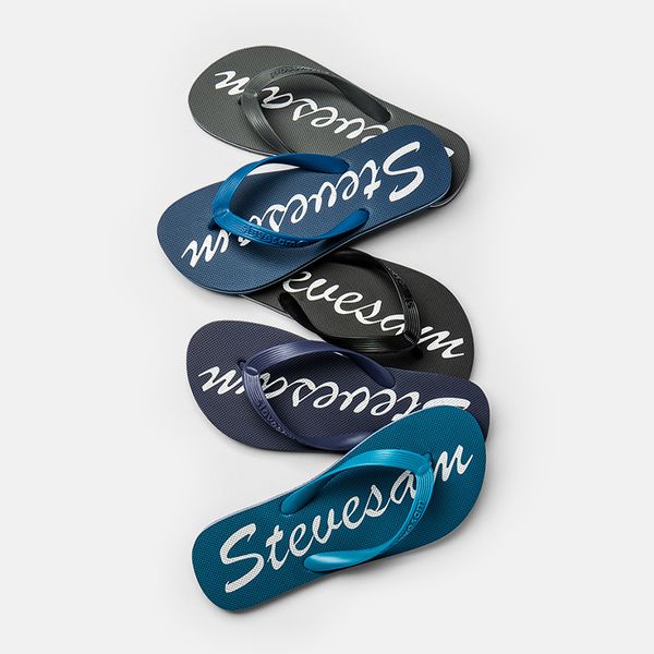 

2020 men new summer beach flip flops, Black