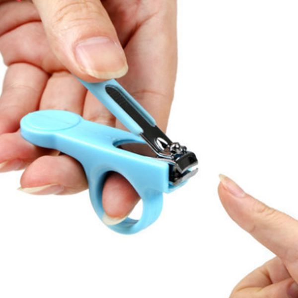 

mini baby nail scissors nail care practical clipper trimmer blue pink convenient daily baby nail shell shear manicure tool
