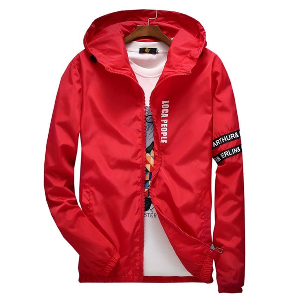 

2020 новый стиль мужчины женщина куртка ветровка весна мужская мода куртка с капюшоном повседневные куртки мужской пальто тонкий человек пар, Black;brown