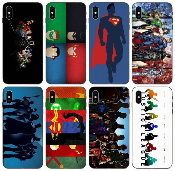 

tongtrade] the justice league case for iphone 11 pro max x xs xr 8s 7s 6s 5s plus samsung s10 on5 on7 huawei y6ii redmi 4 drop proof case