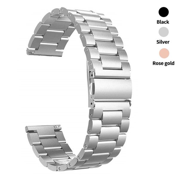 

20mm stainless steel band for samsung galaxy watch active 40mm strap for samsung gear sport / s2 classic/galaxy watch 42mm bands, Black;brown