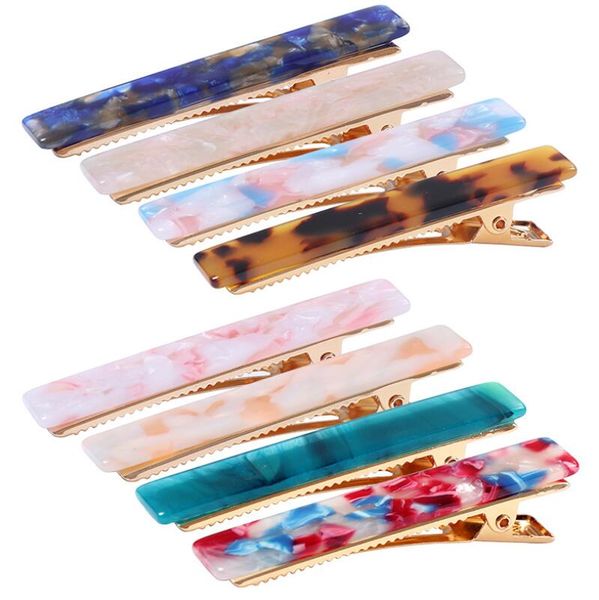 

women acetate colorful barrettes elegant hair clips headbands lady metal fashion hair accessories hair accessories ing, Golden;silver