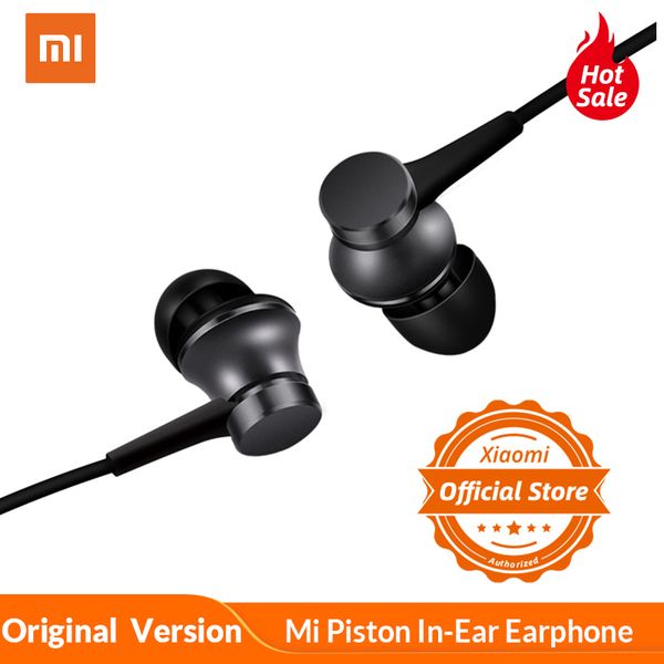 

original xiaomi mi piston in-ear earphone fresh youth version 3.5mm colorful earphone with mic 1.4m music stereo for smartphone