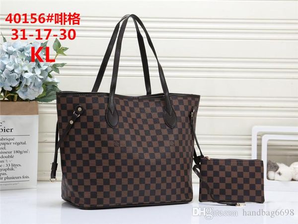 

классического womens сумочек дам кожаного neverful сумка плеча с бумажником сумки кошелек бесплатной доставкой aaa933