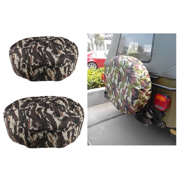 

2pcs 13 «» 15" чехол запасного колеса camo колесо шина покрытие универсальный протектор