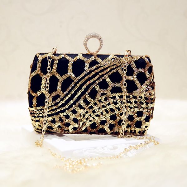 

new sequin dinner bag clutch bag shoulder oblique cross women dress banquet
