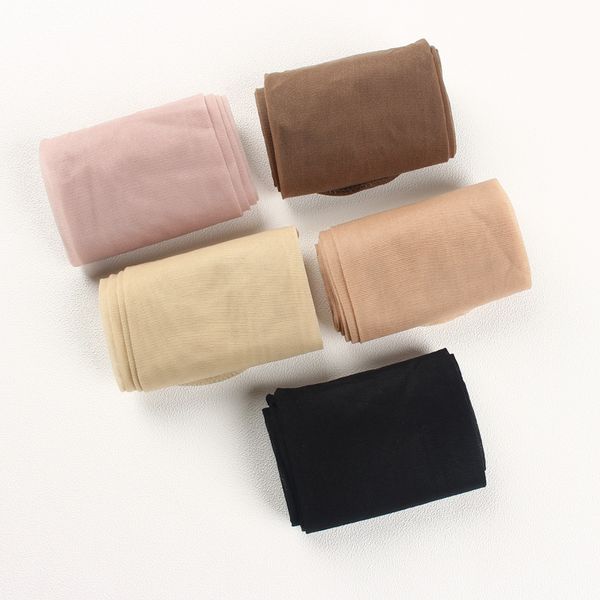 

2020 summer ultrathin transparent crystal silk socks for women high elastic black nylon short socks female socks 20pairs/lot, Black;white