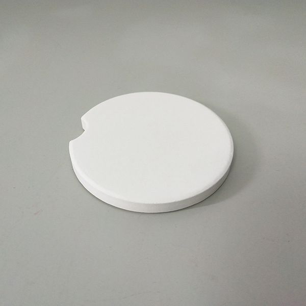 

120pcs sublimation blank car ceramics coasters 6.6*6.6cm transfer printing coaster blank consumables materials coasters rra3499