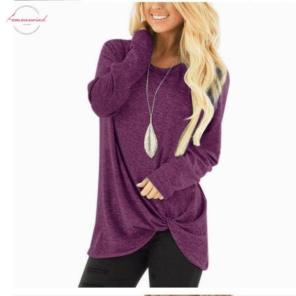 

autumn t shirt women solid tee fashion long sleeve lady loose tee women shirts women clothes plus size 2xl, White