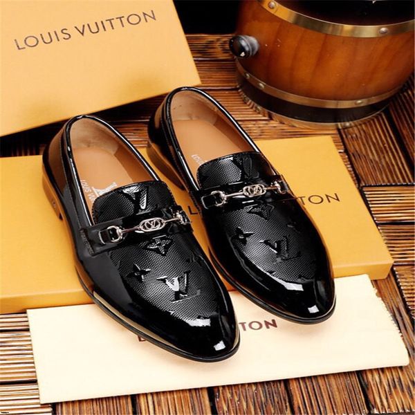 

20ss summer white dress shoes men zapatillas hombre leather derby shoes man designers versio luxury 2019 brands boat shoes, Black