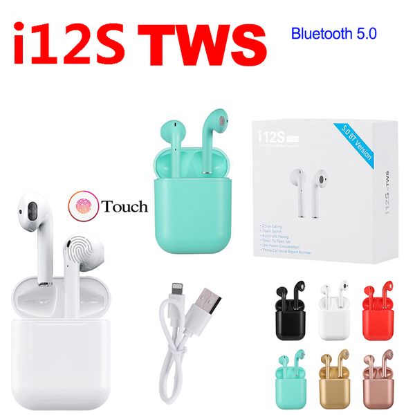 

I12 tw touch control mini wirele bluetooth 5 0 earphone head et pk i10 i11 tw for mart phone xiaomi
