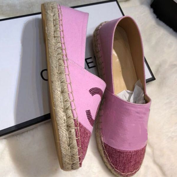 

2019 классические летние сандалии эспадрильи fisherman shoes низкий каблук кожа досуг дизайнерская обувь кроссовки размер 35-40 с коробкой t, Black;red