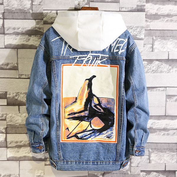 

ready stockdiscount price - denim jacket, printed trend, youth cool and all-around denim jacket and jacket top
