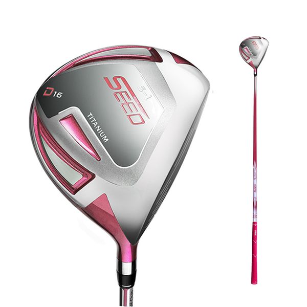 

junior golf club titanium alloy 1 wood girl club balls thick design high rebounding face ultra-light carbon body soft and hard suitable for