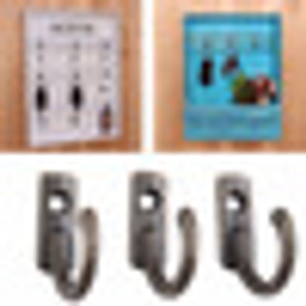 

set kit античный крюк письмо стойки вешалка декор висит высокое качество спальня 10x латунь настенный брелок 2018