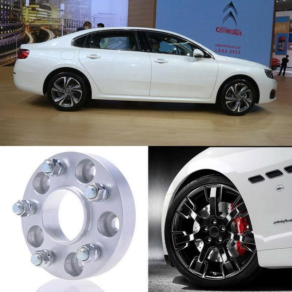 

2pcs 25mm thick pcd 5x108 65.1cb aluminum wheel spacers adapters for citroen c6