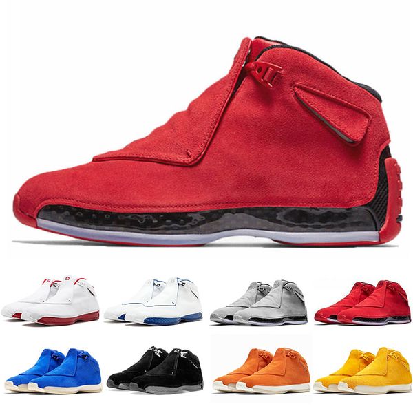 

2019 18 18s xviii mens basketball shoes toro og asg black white red bred royal blue athletic sports sneakers trainers designer