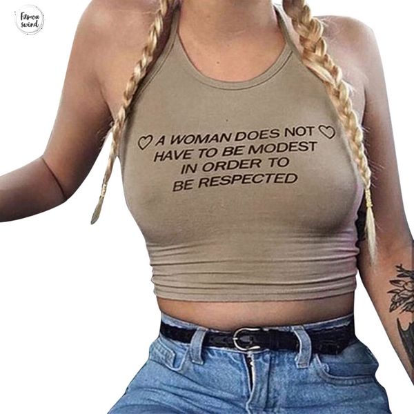 

sexy crop top женщины 2019 письмо печати жилет рубашки camis yl женщин вскользь летние топы дамы рукавов tee shirt, White