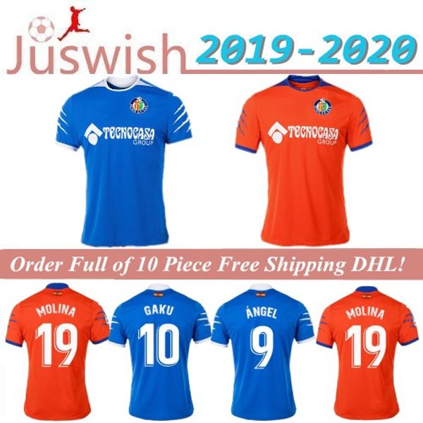 

19 20 getafe cf soccer jerseys angel damian 2019 2020 cucurella mata football shirt molina jersey kenedy jason nyom soccer shirt, Black;yellow