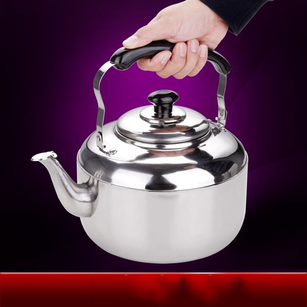 

2x whistling kettle stainless steel silver gas induction / stove safe 4l