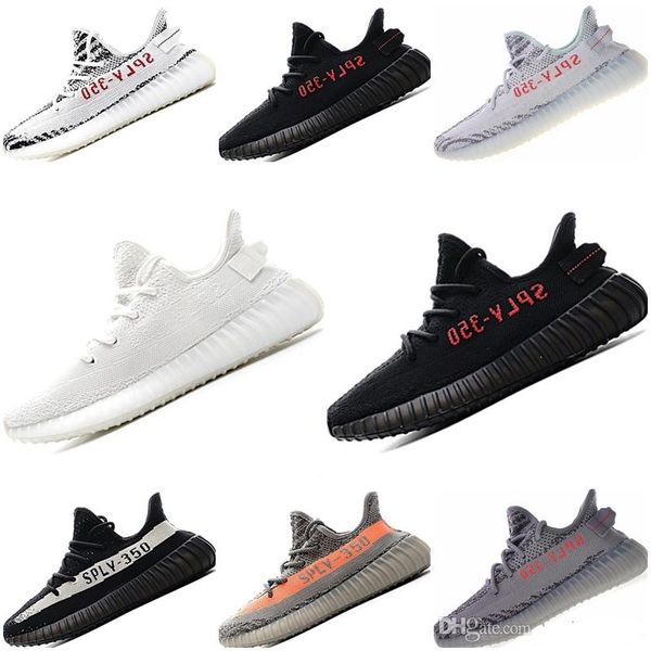 

Special price ply neaker new kanye xi v2 ply running hoe grey orange triped zebra grow black red ma color quality neaker 38