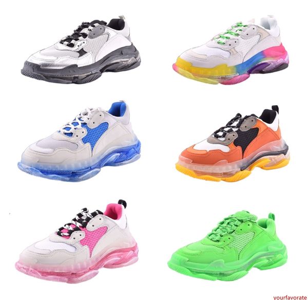 

triple s designer sneakers women mens trainers 2019 new mens and womens casual shoes runner sports shoes with box